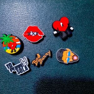 Bad bunny croc charms